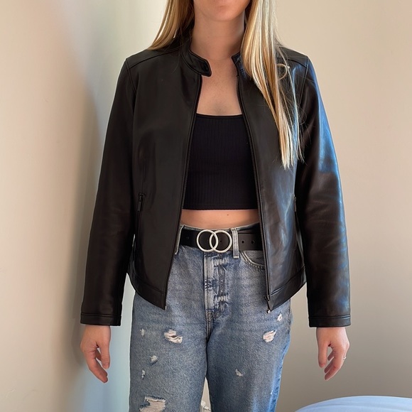 BRAND NEW GENUINE LEATHER JACKET - Picture 2 of 3